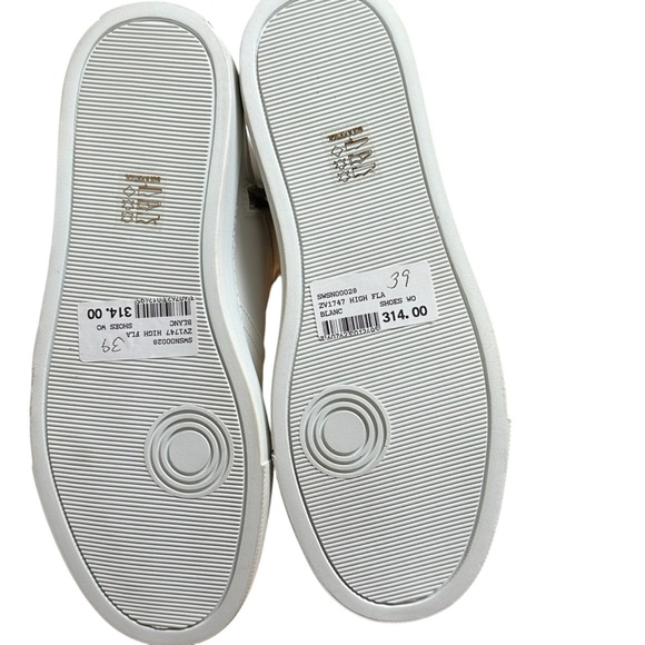 Zadig & Voltaire High Flash Heart Logo Sneaker White Size 39 (US 8) NWT w/bag - Picture 7 of 9